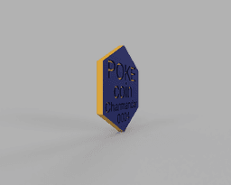 Charmander Pokemon PokeCoin 3mf 3d model