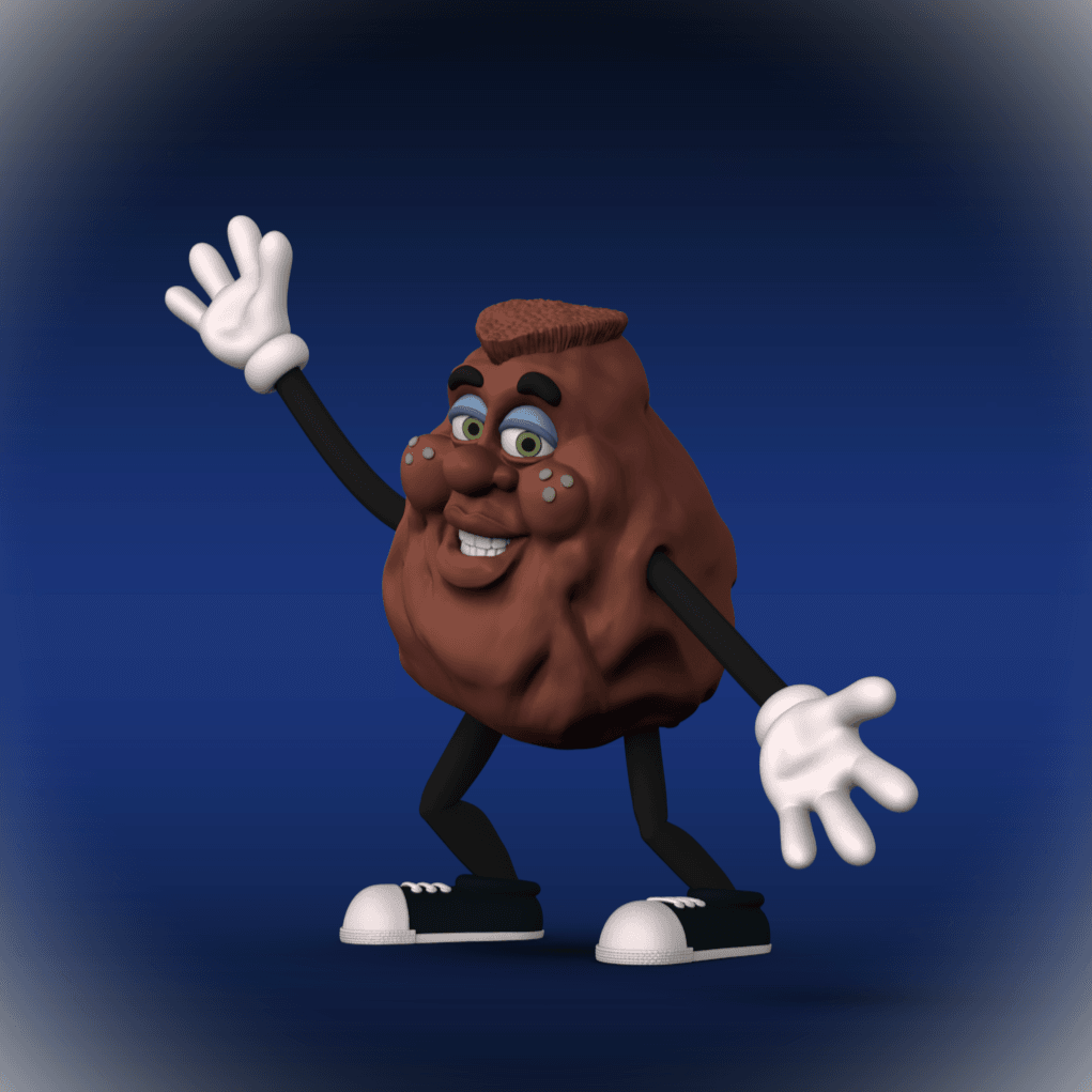 Beebop -California Raisins 3d model
