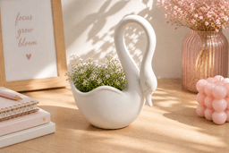 Swan Planter STL - Animal Plant Pot 3d model