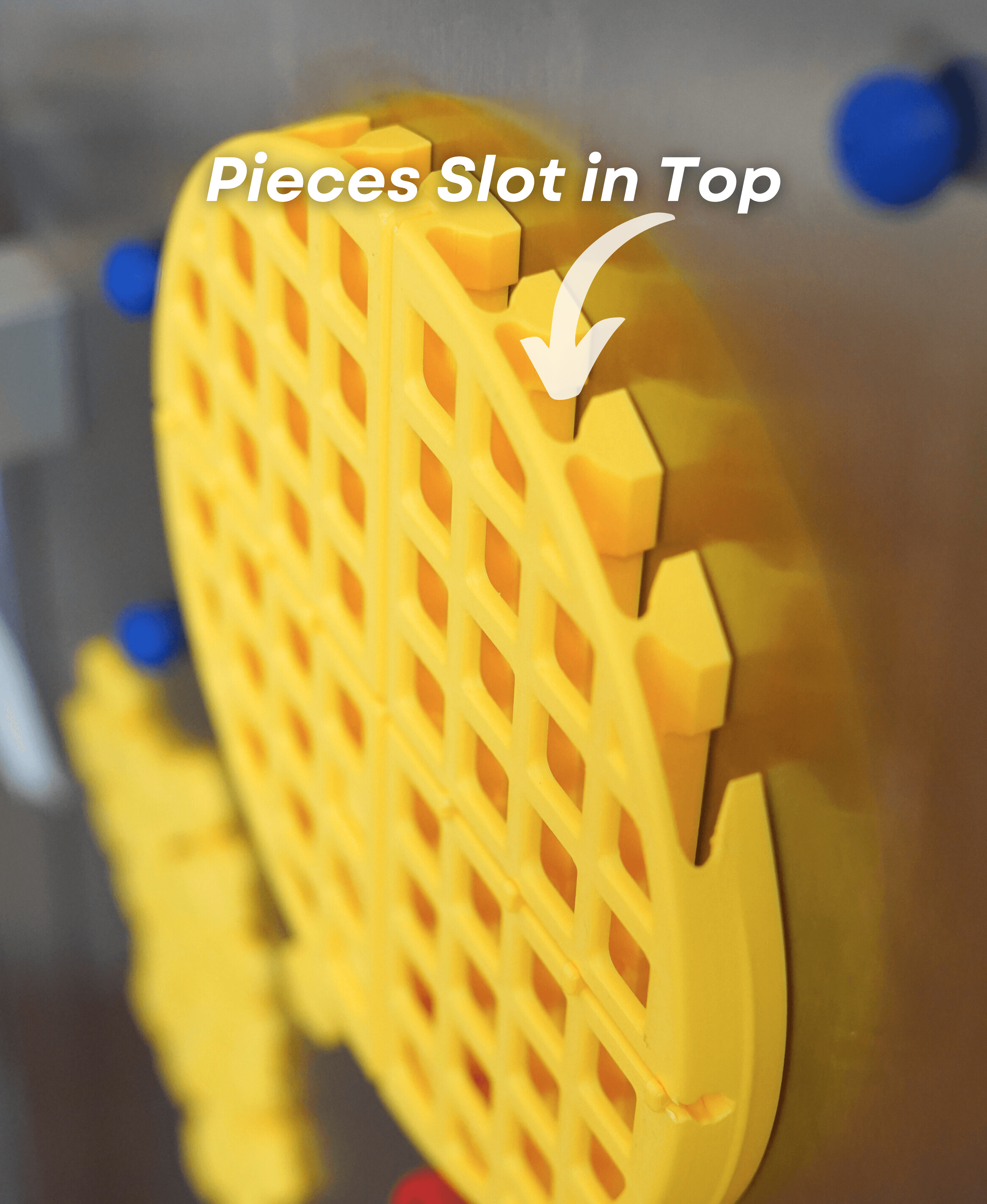 Waffle Stacks - Stack 5 Magnetic Strategy Game 3d model