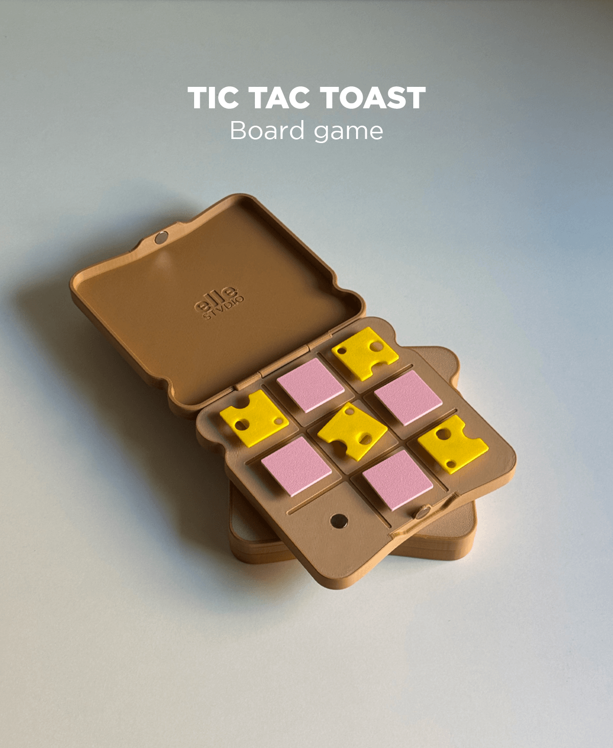 Tic Tac Toast, board game. 3d model