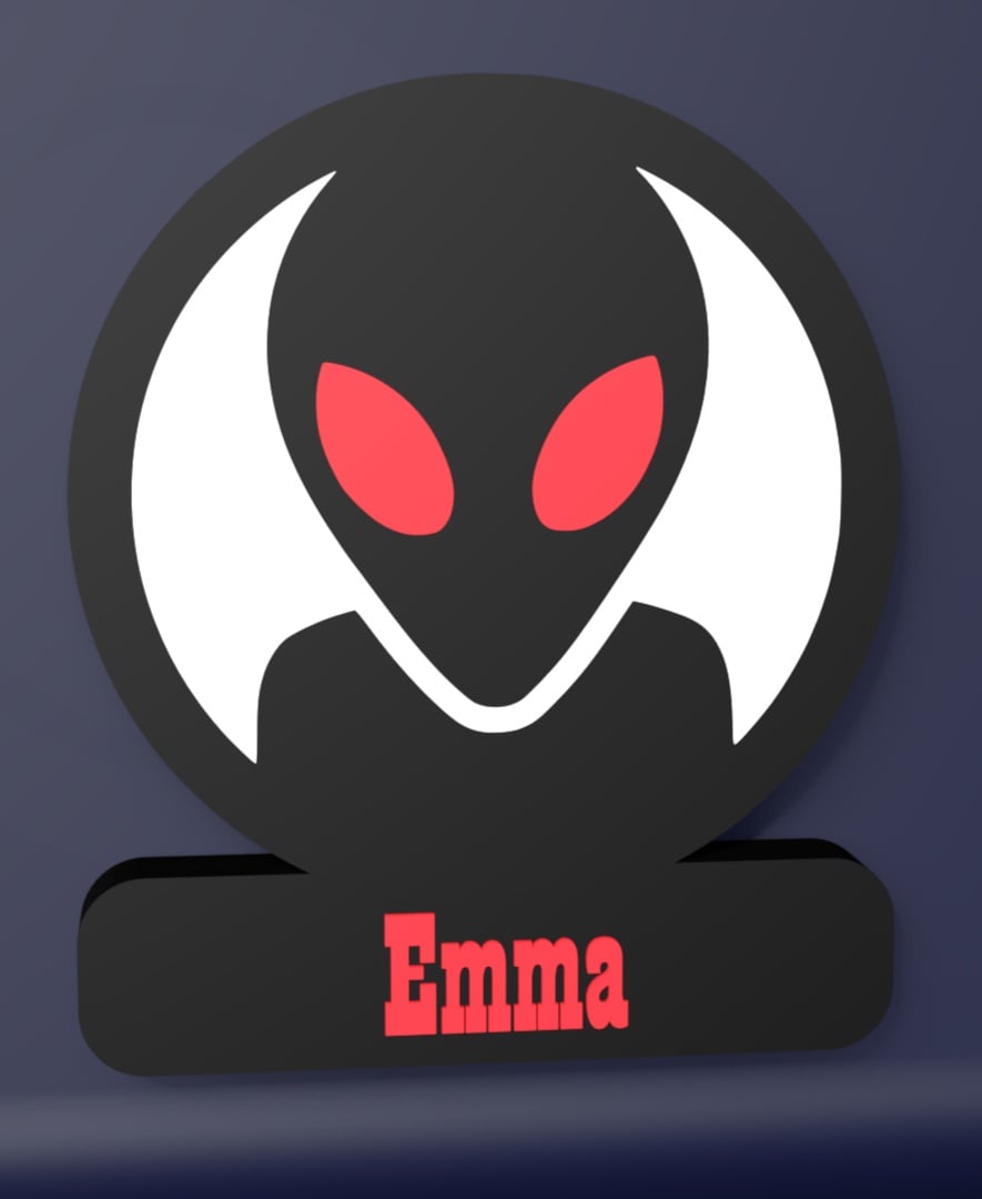 Alien - LED Lightbox 3d model
