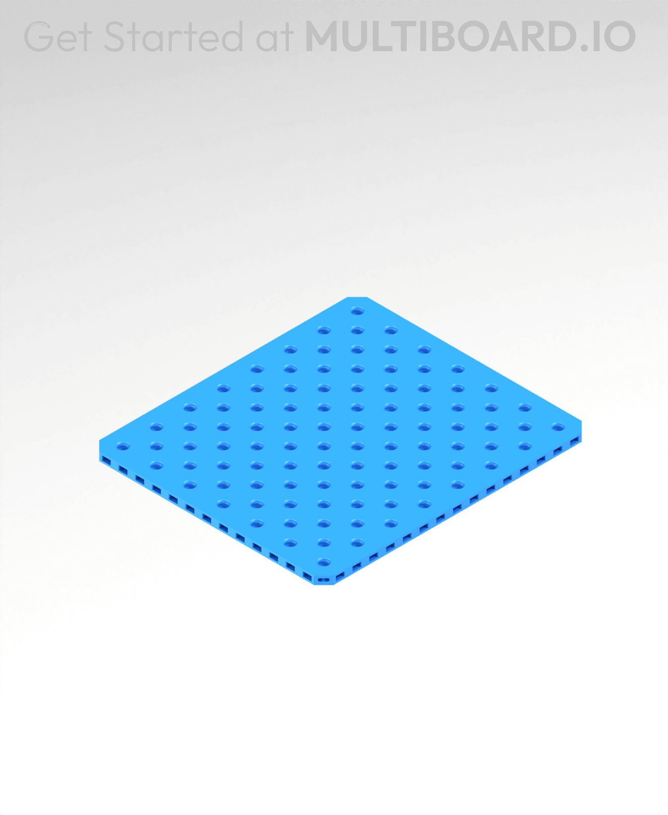 8x7 MU - Small Thread SU - MultiBoard Plate 3d model