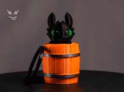 Pack Toothless | Chibi + clicker 3d model