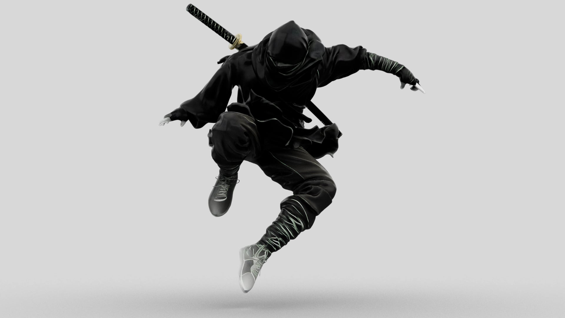 Ninja Shadow Leap 3d model