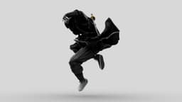 Ninja Shadow Leap 3d model