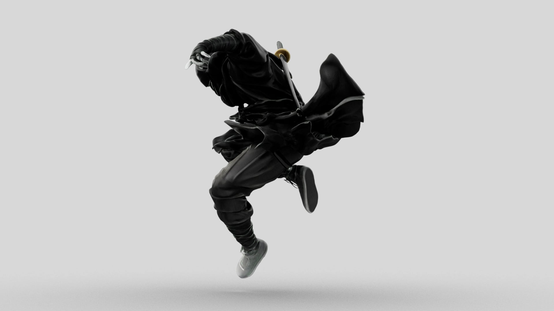 Ninja Shadow Leap 3d model