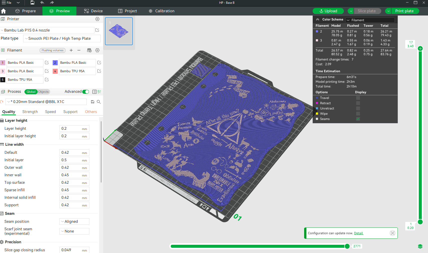 Harry Potter Notebook 3d model