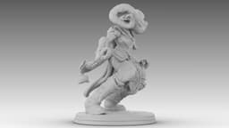 Ivory Horned Sentinel 3d model