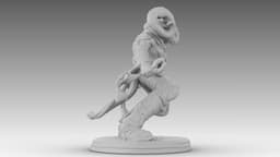 Ivory Horned Sentinel 3d model