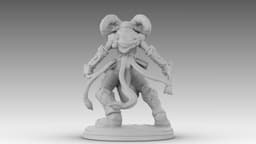 Ivory Horned Sentinel 3d model