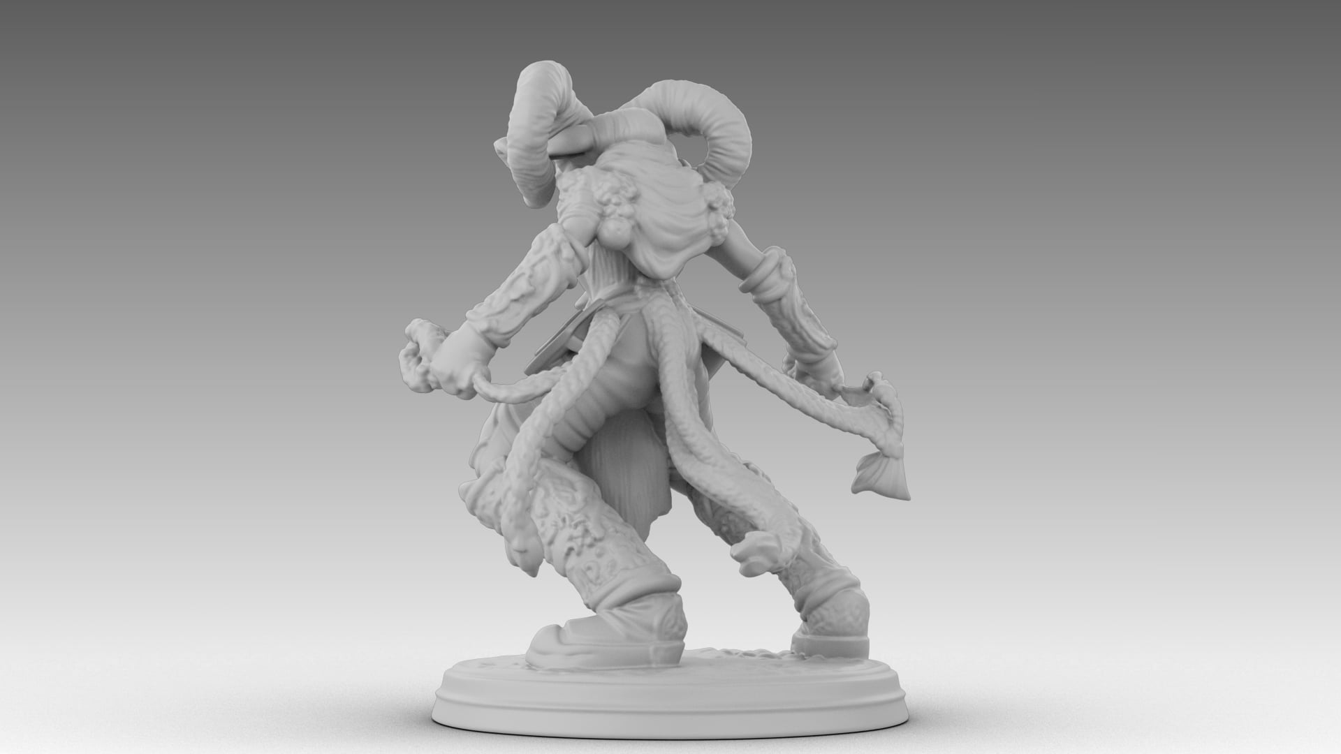 Ivory Horned Sentinel 3d model