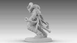 Ivory Horned Sentinel 3d model