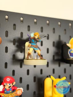 Simple Amiibo Stand for Ikea Skadis pegboard 3d model