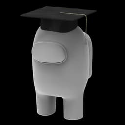 Among us hats 3d model