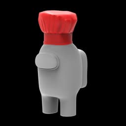 Among us hats 3d model