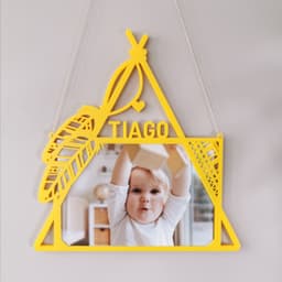 Cadre photo personnalisable Tipi 3d model