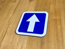 Straight Sign 3d model