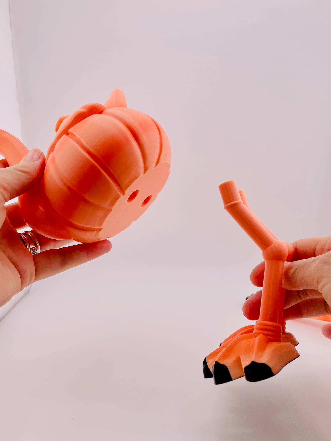 Pumpkin Flamingo 3d model