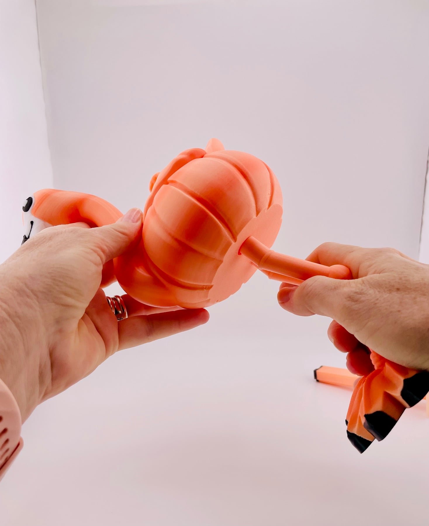 Pumpkin Flamingo 3d model