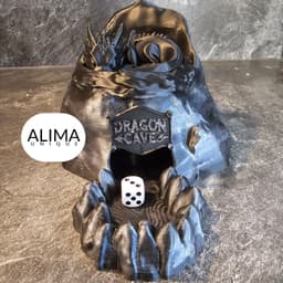 Baby dragon dice mountain - V2 Update 3d model