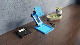 Adjustable Contour Phone Holder 3d model