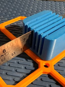 Multiboard Multigrid 1x1 Ruler Holder No Lock Holes 3d model
