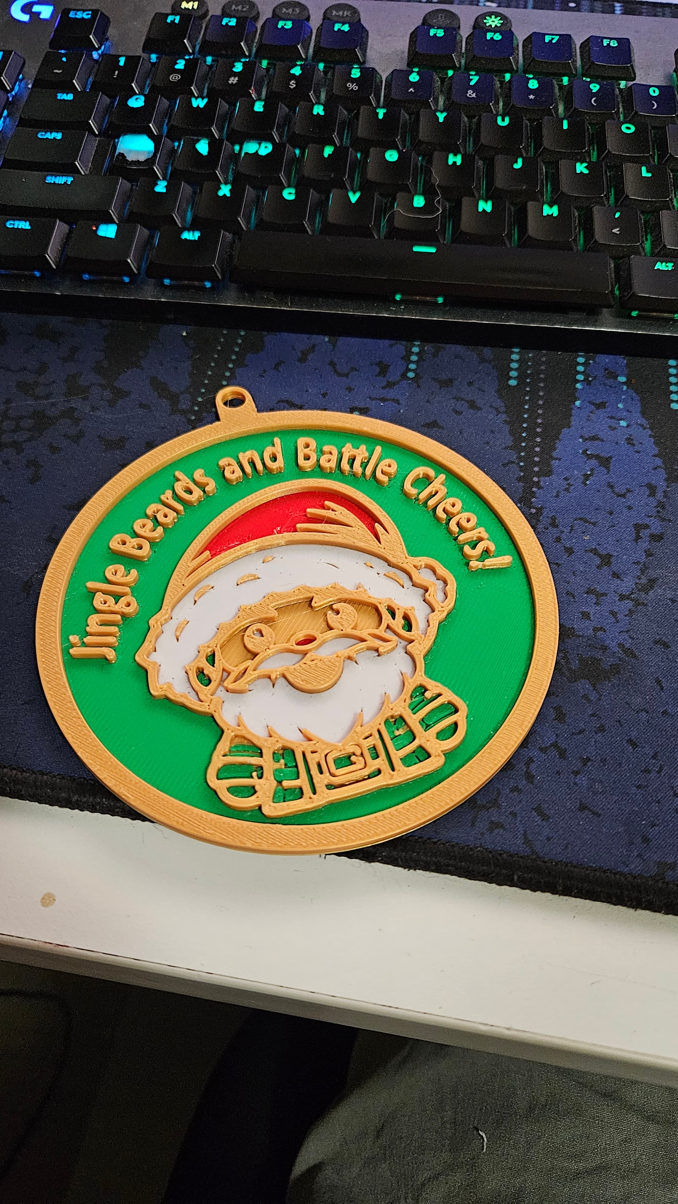 DnD Christmas Dwarf Ornament Bauble 3d model