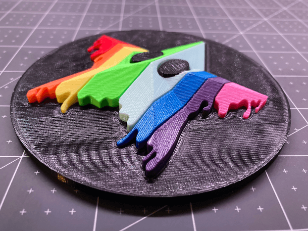 SimpleFlips Drippy Star Disc Display 3d model