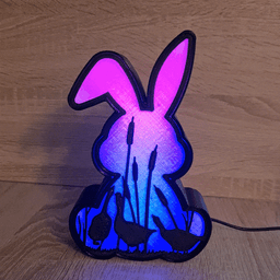 BUNNY RABBIT LED LAMP 3d model