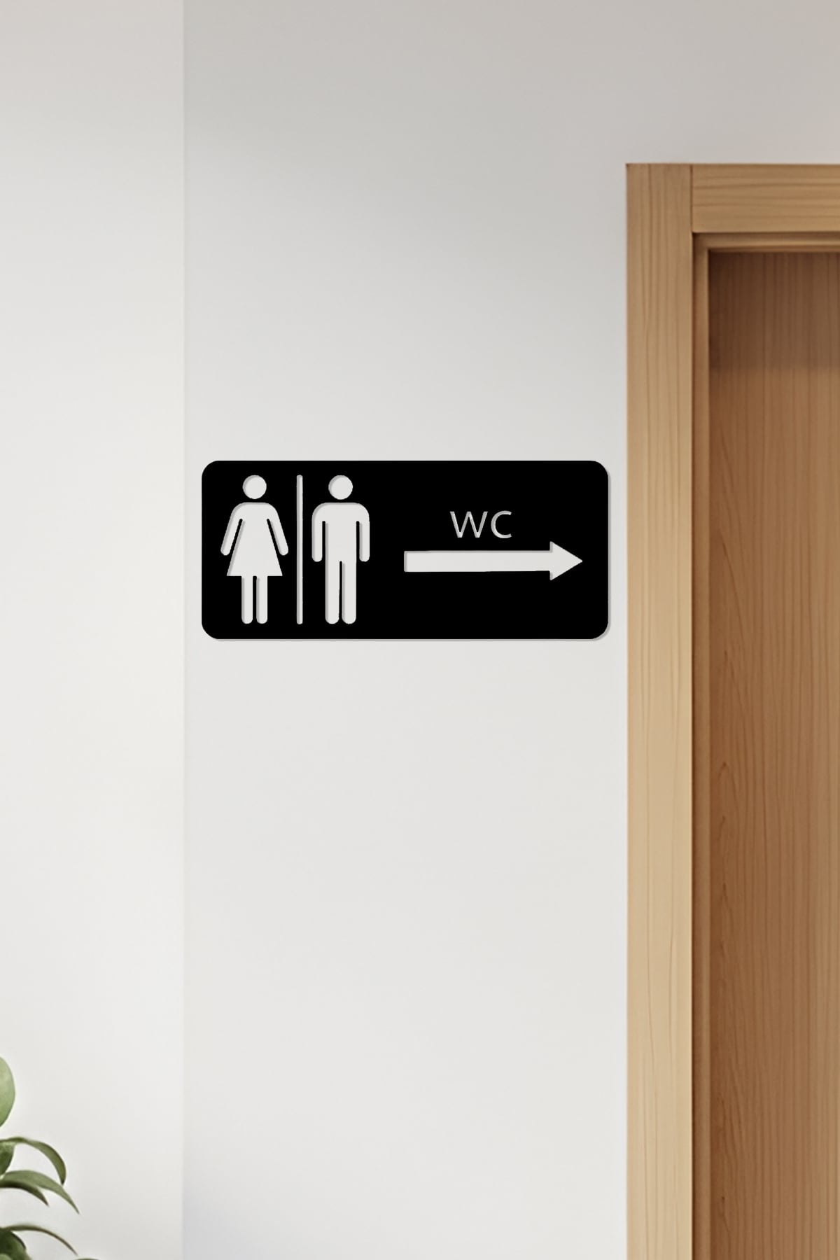 WC, Toilet Sign, Restroom 3d model