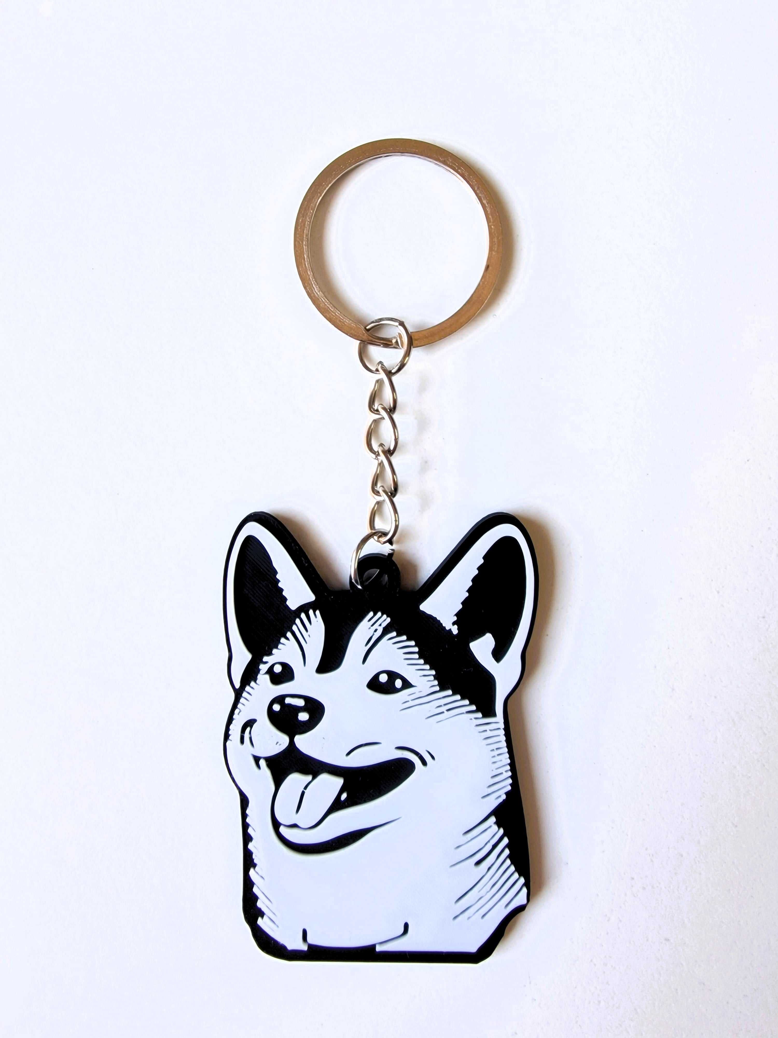 Shiba inu keychain 3d model