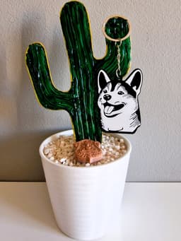 Shiba inu keychain 3d model