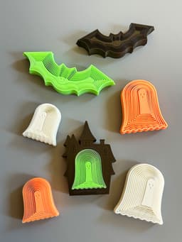 Bat Layered Fidget (2 sizes) 3d model