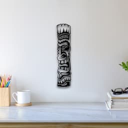 African Mask Wall Art 3d model