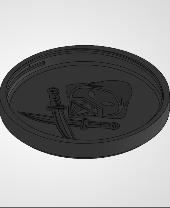Rogue Dice Container And Tray Threaded 3d model