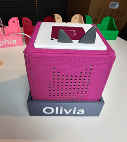 Tonie Box Wall Holder Storage Solution 3d model