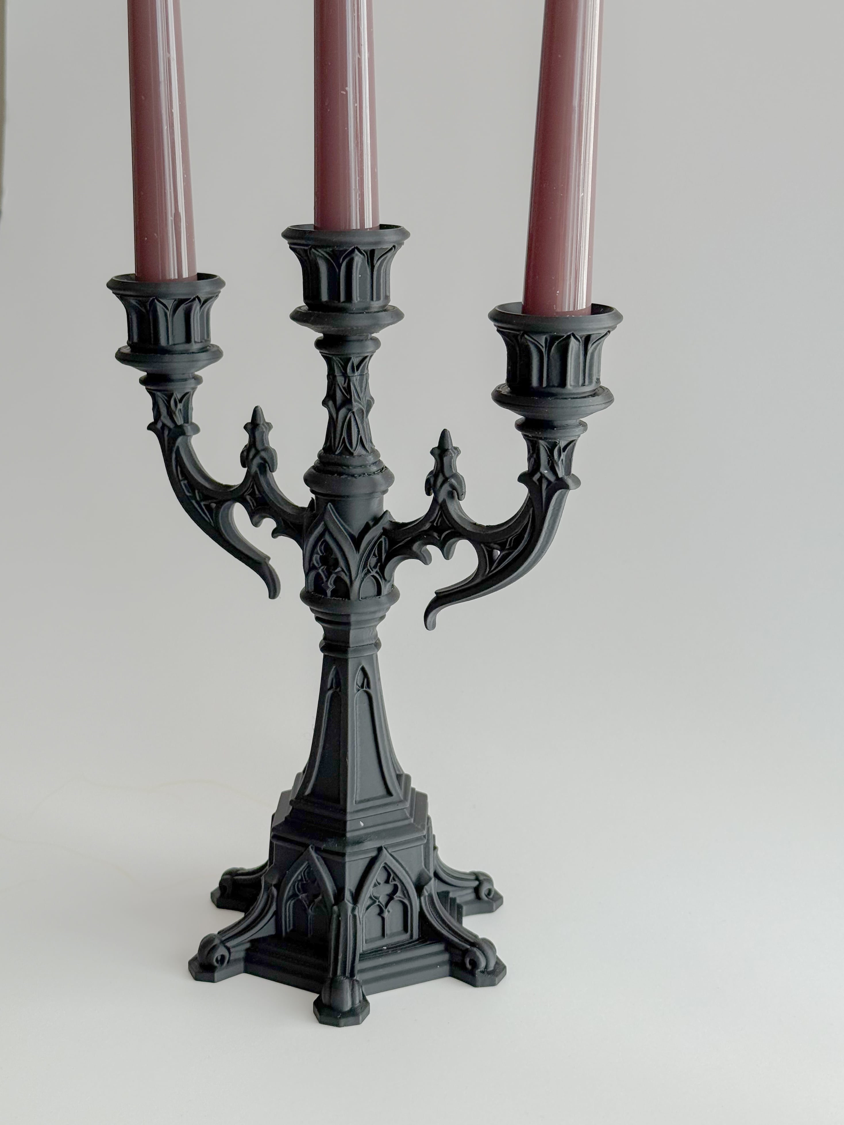Gothic Candelabra 3d model