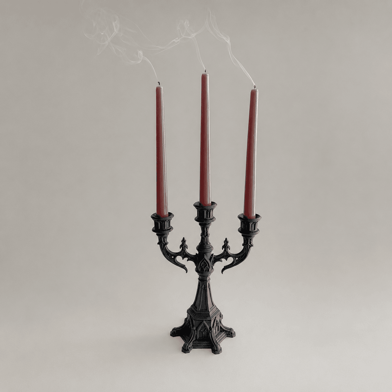 Gothic Candelabra 3d model