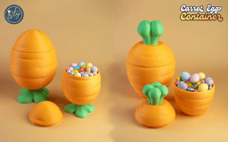 CARROT EGG CONTAINERS 3d model