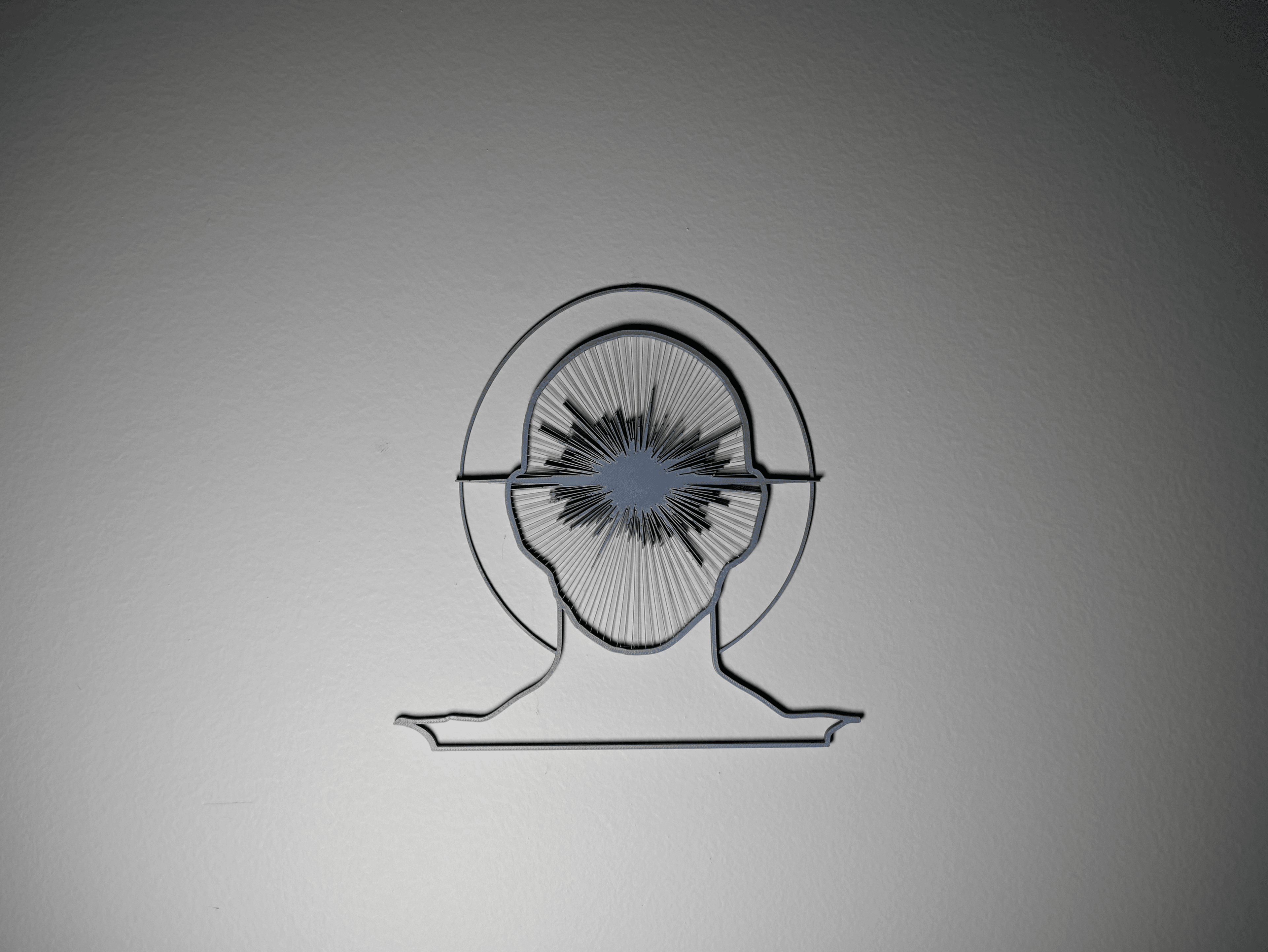 For All Mankind inspired String Art 3d model