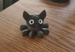 Octocat - Didn't actually have buttons on hand, so I used some nuts! - 3d model