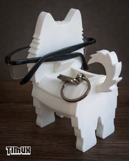 SAMOYED GLASSES HOLDER 3d model