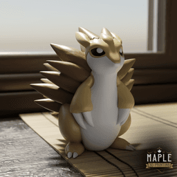 028. Sandslash - Basic & Ornamental 3d model