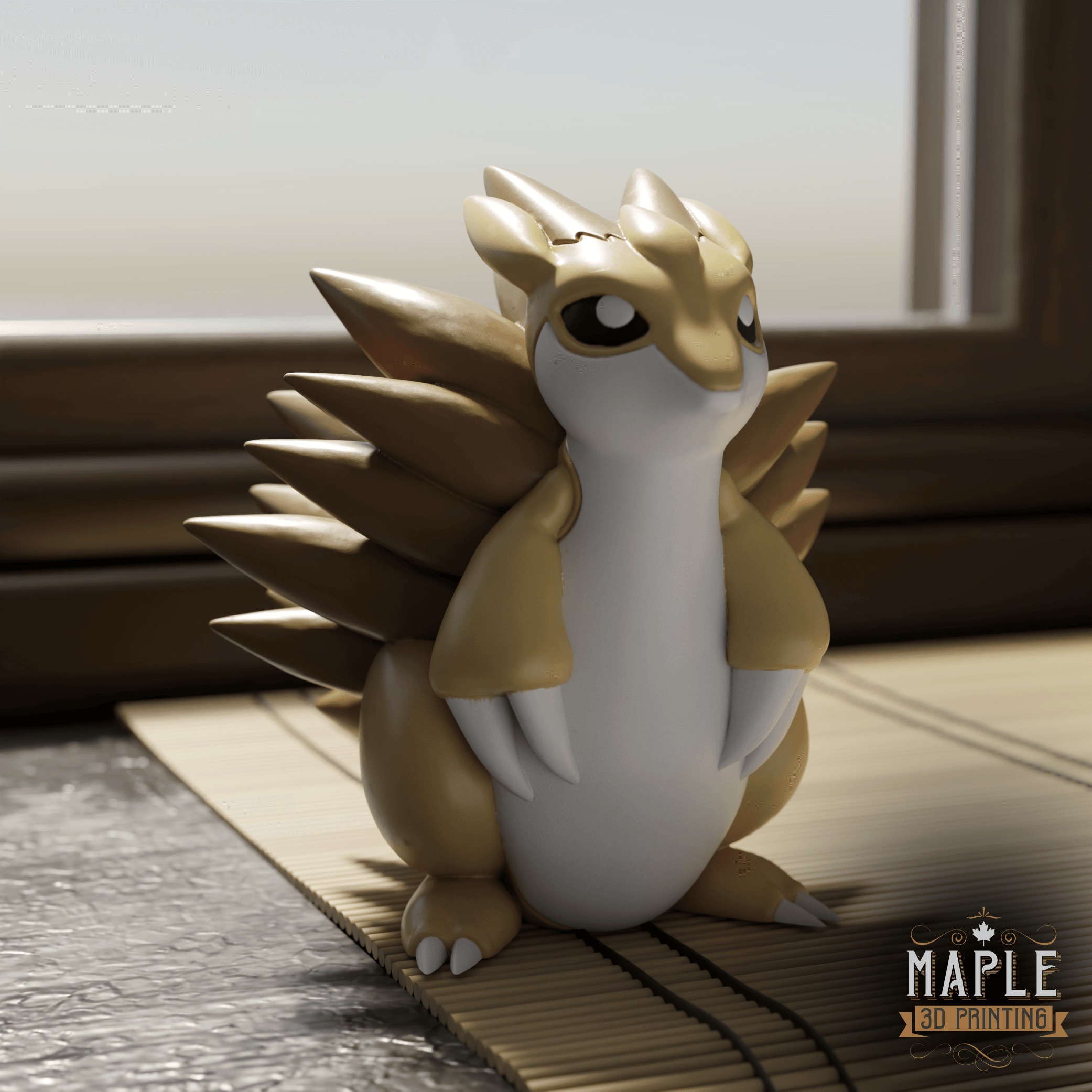 028. Sandslash - Basic & Ornamental 3d model
