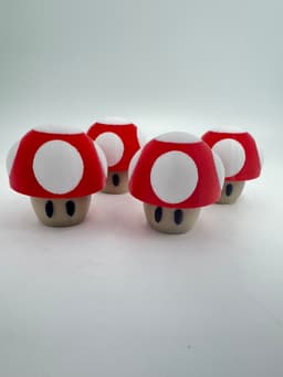 Super Mushroom Fidget Clicker 3d model