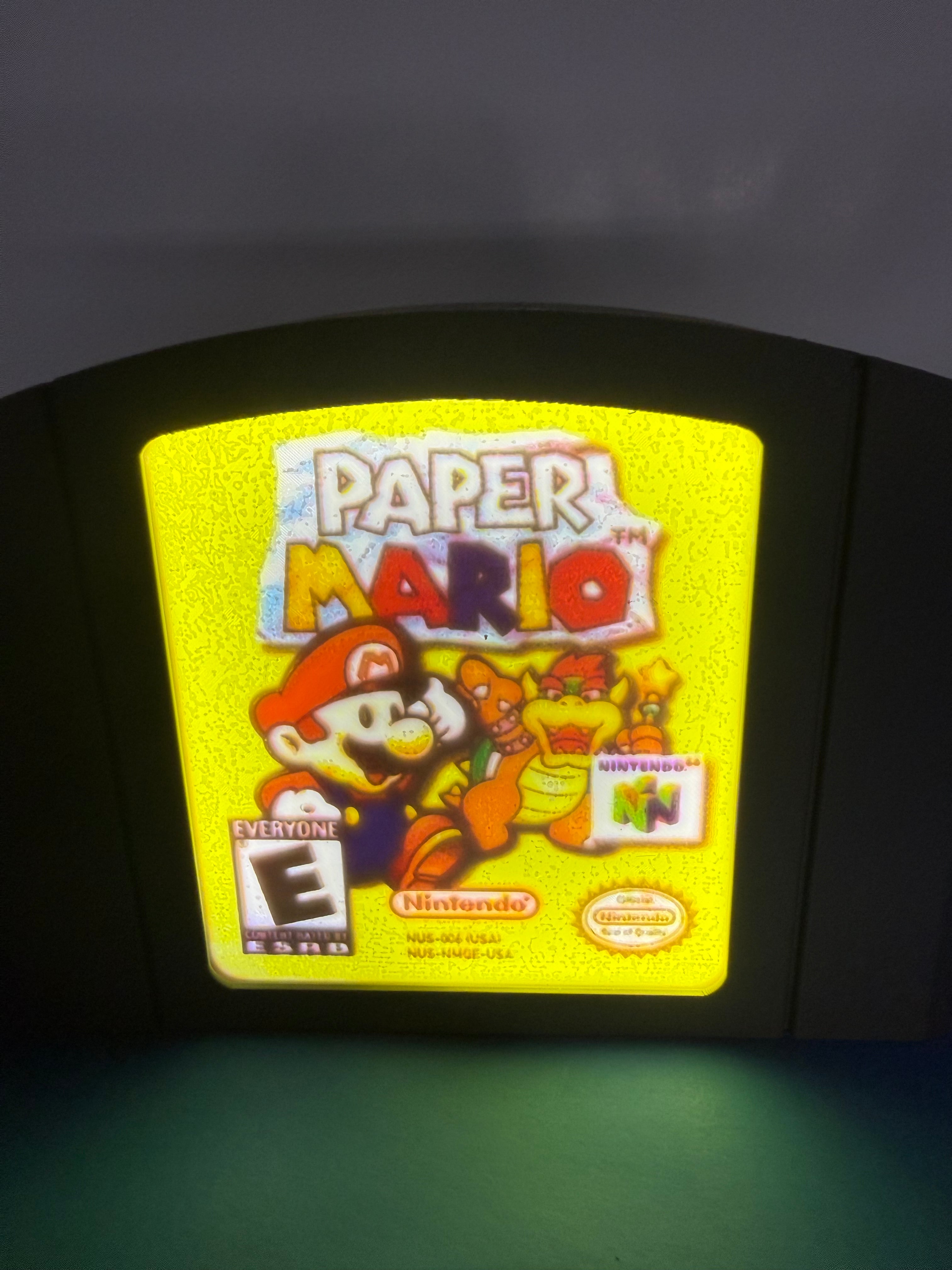 Nintendo 64 Cartridge Lithophane 3d model