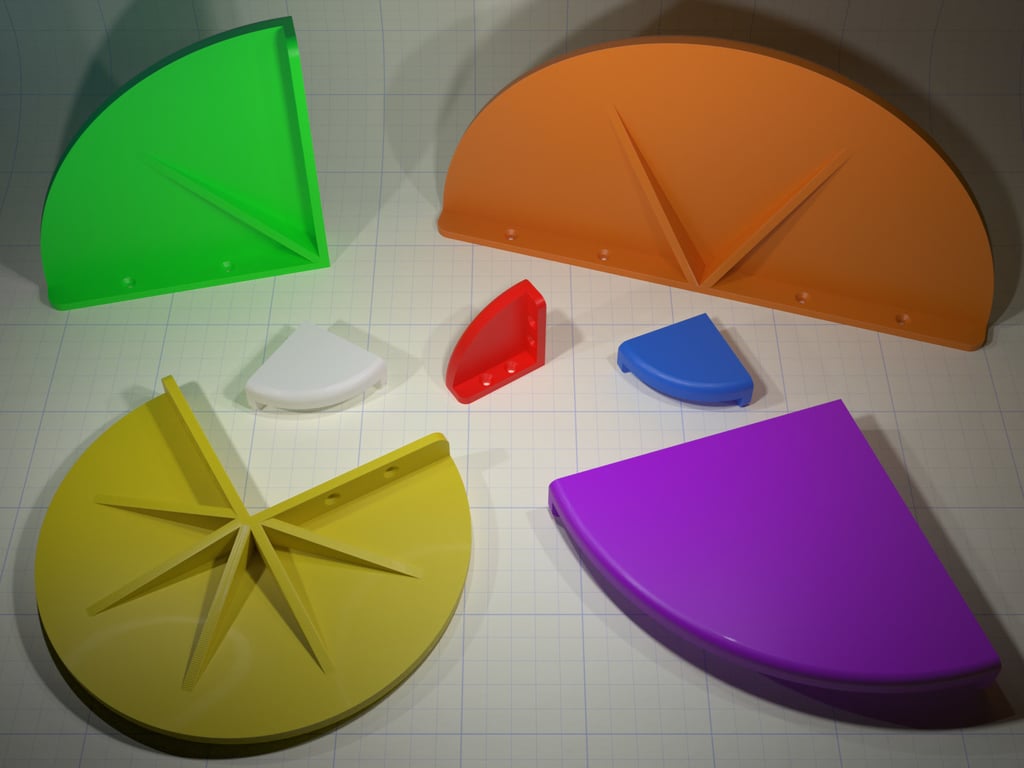 Corner Shelf 3d model