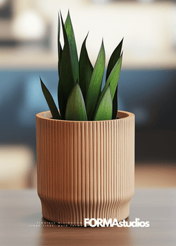 Planter with drip tray - FORMAstudios P020 3d model