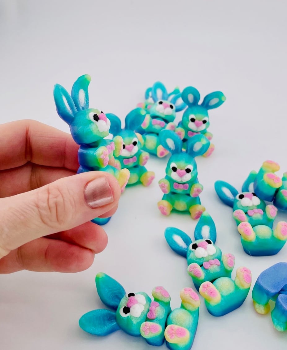 Sitting Critters -Bunny 3d model